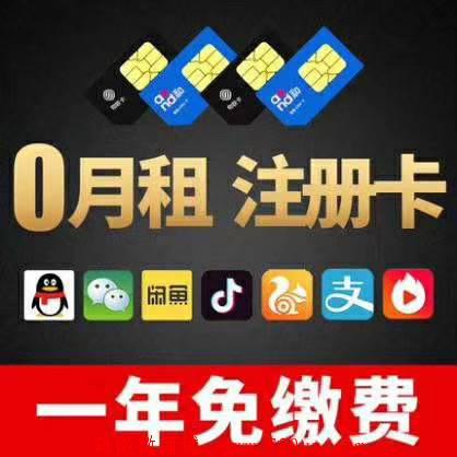 注册卡（只能收短信）（无需实名）