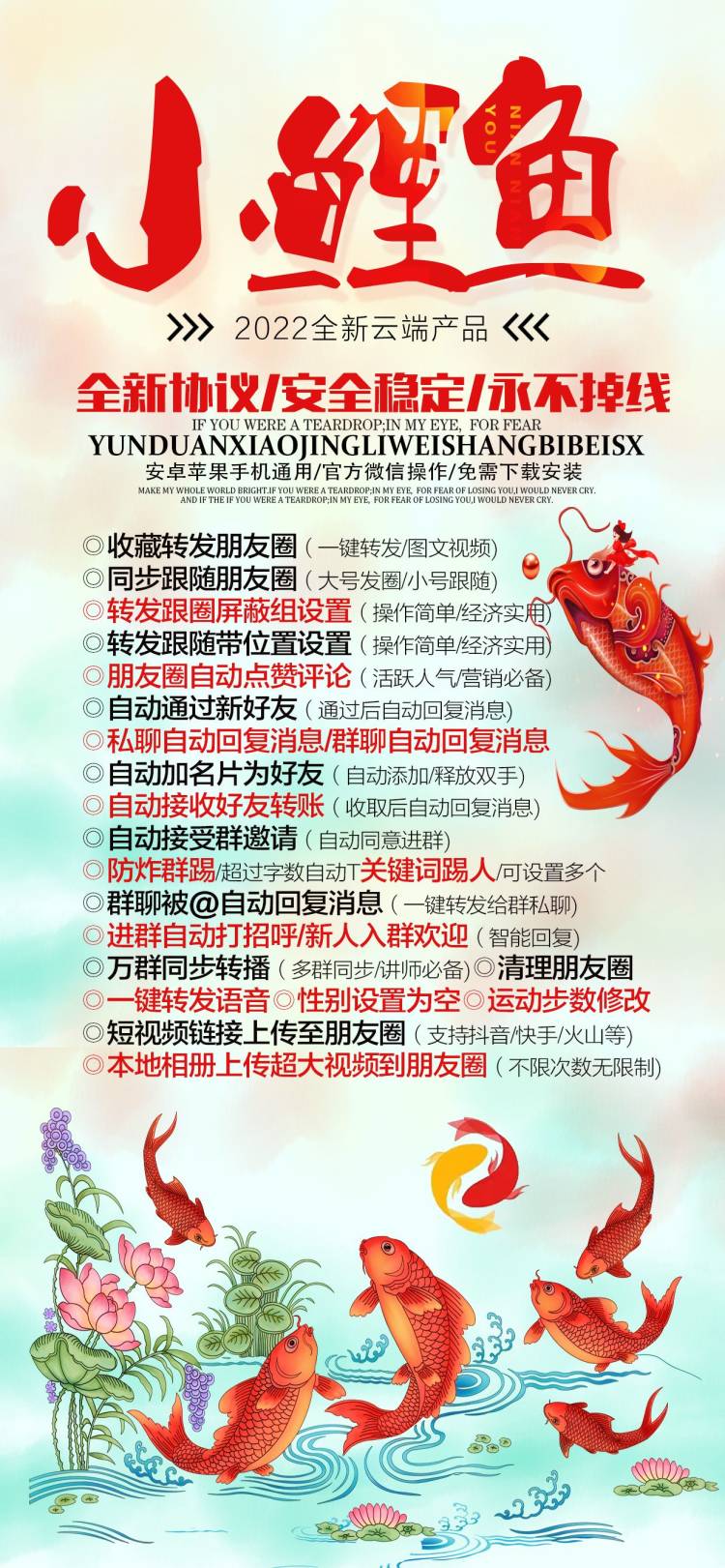云端转发 小鲤鱼